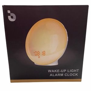LBell Wake Up Light Alarm Clock Sunrise & Sunset Simulation, Night Light - New